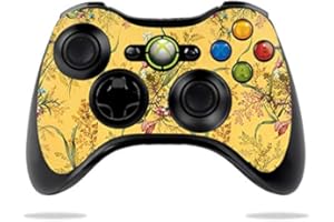 MightySkins Skin Compatible with Microsoft Xbox 360 Controller - Yellow Marble End | Protective, Durable, and Unique Vinyl wr