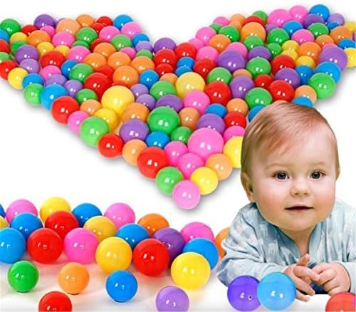 Funi 100Pcs/Lot 5.5cm Baby Ball Pit Balls Plastic Ocean Ball Pool Color Mixing Ball for Kids Swimming Pool Accessories