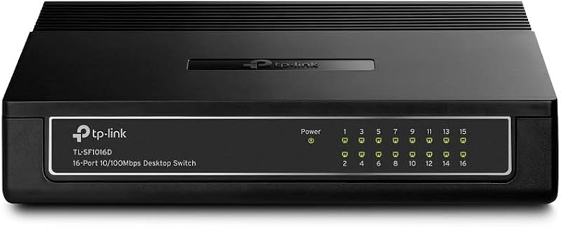 TP-Link TL-SF1016D 16-Port 10/100Mbps Desktop Network Switch 3.2Gbps