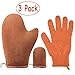 STEUGO Self Tanning Mitt Applicator Kit, Sunless Tanner Mitt with Tanning Back Lotion Applicators for Sunless Tanner and Lotion