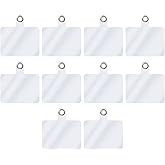 10Pcs Phone Tether Tab Universal Phones Lanyard Tabs Without Adhesive PVC Phones Tethers Tab Clear Lanyard Phone Strap Tether Tabs for Cellphones Safety Drop Protection for Most Smartphones