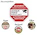 Video Surveillance Sign from Aluminum 12