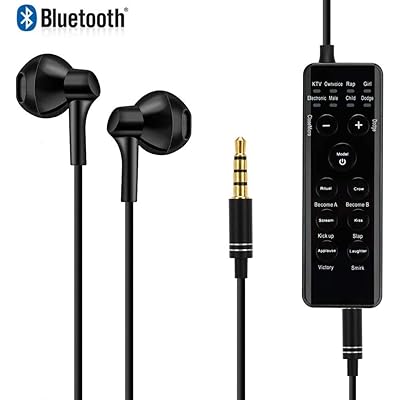 Voice Changer Headsets, KOKITEA Earbud Headphones, for Phone/PS4/Xbox/Switch/IPad/Computer/Laptop/Anchor/Cam Girl/Kids