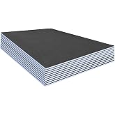Ardex TLT 119 Waterproof Cementitious XPS Foam Board 32"x48"x1/2", 10pc | Lightweight Vapor-Resistant with Fiberglass Mesh - Building Panel for Shower Wall &amp; Floor Tile Substrate - 10pc Bundle