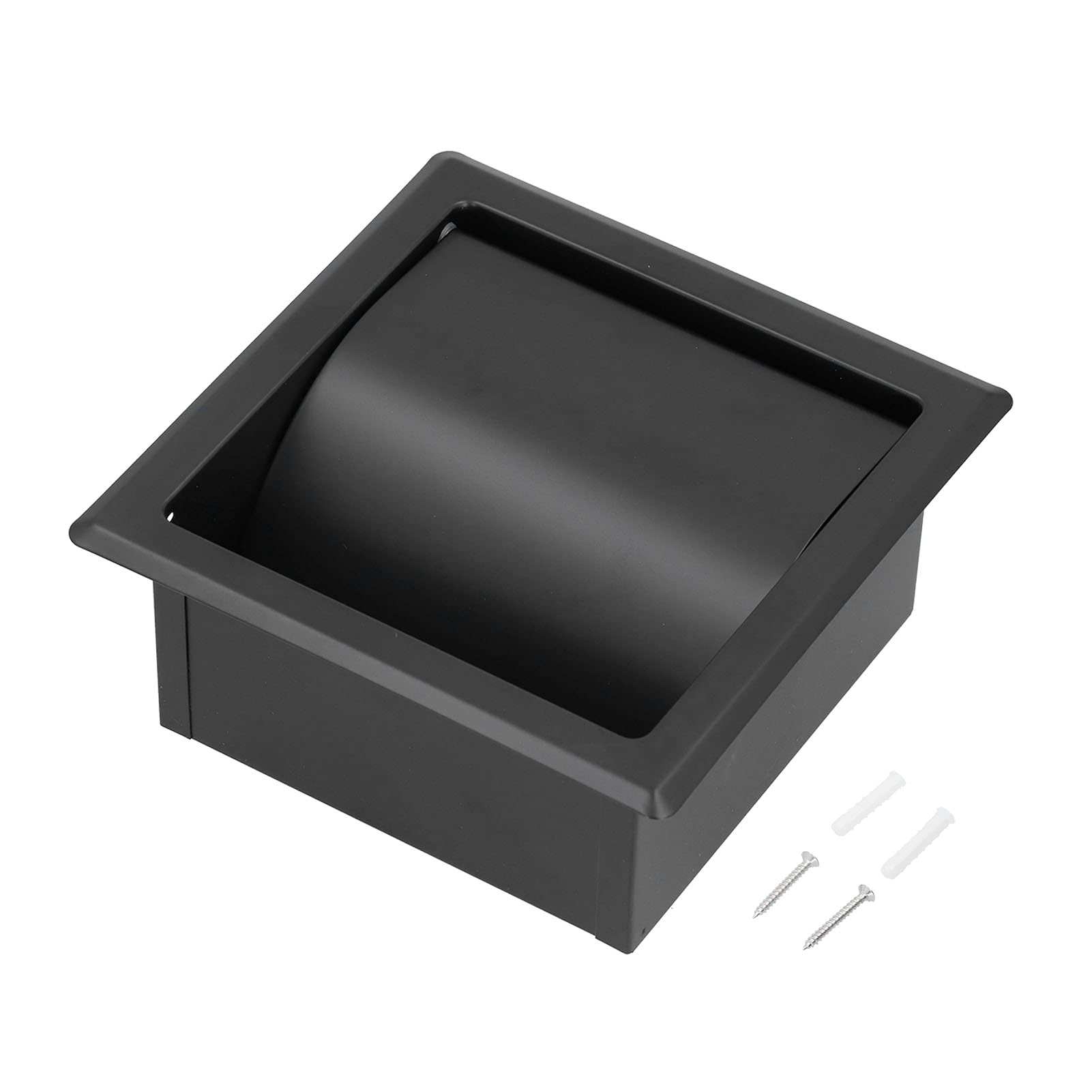 Recessed Toilet Paper Holder,304 Stainless Steel Roll Paper Rack, Wall Toilet Paper Holder, Toilets Paper Holder Wall Mount, for Home Bathroom Hotels Small Spaces