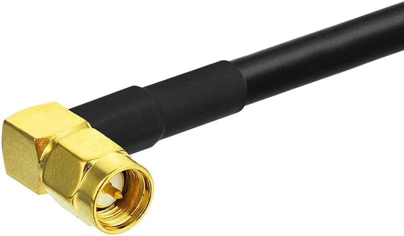Bingfu Ham Radio Antenna Extension Relocation Cable SMA Male Right Angle to Female RG58 Coaxial Cable 1m 3 feet for Ham Radio Kenwood BaoFeng Wouxun Icom Yaesu Vertex Standard Horizon Marine VHF Radio: Home Audio & Theater