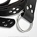 Medieval Gears Brand Medieval Genuine Black Leather Belt with Steel Hoop Buckle Renaissance SCA LARP