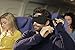 GOSLEEP 2-in-1 Travel Sleep Mask with Memory Foam Pillow That Prevents Head Bobbing and Blocks Light for Better Sleep During Road and Air Travel - Navy Blue