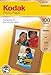 Kodak Photo Paper for inkjet printers, Gloss Finish, 7 mil thickness, 100 sheets, 4