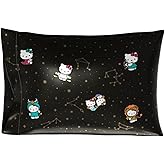 Hello Kitty Astrology Beauty Silky Satin Standard Pillowcase Cover 20x30 for Hair and Skin, (Officially Licensed Product)