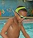 Hurdilen Frogglez New Explorerz Jr. Kids Swimming Goggles with Custom Fit Neoprene Strap, Comfort First Design, Unisex (Greenz)