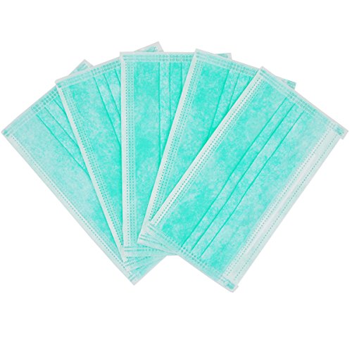 image for Grosun 50pcs Disposable Face Mask 3 Layer Filter Masks Medical Dental 