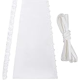 SUMERSHA Wedding Dress Zipper Replacement Adjustable Satin Corset Back Kit Lace up for Prom Dress Gown Corset Replacement