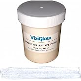 White Reflective Paint | high-visibility, reflective, paint solution, outdoor use (8 oz)