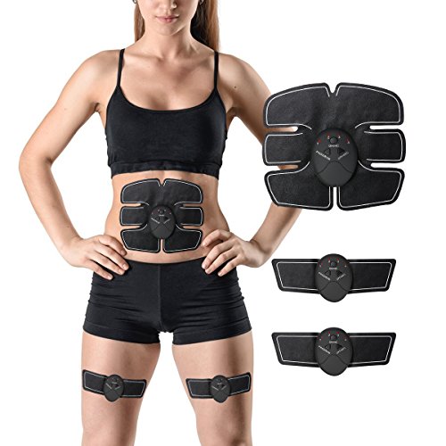 Muscle toner, charminer abdominal toning belt, ems abs trainer wi…