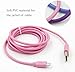 OKRAY 3 Pack 3.3ft High Speed Durable PVC Micro 2.0 USB to USB Cable Charging sync Data Cable Cord for Android, Samsung S4, HTC, LG, Sony, NOKIA, Xbox One, Motorola, Google Nexus (Blue Purple Pink)