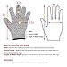 Cut Resistant Gloves,Balfer Level 5 Protection,EN388 Certified, Safty Oyster Dyneema Glove for Cooking Garden Electric Working Hands Protect (Black & Gray, Medium, 1 Pair)