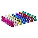 Netany 100-Pack Strong Magnetic Push Pins - 7 Assorted Color Office Magnets - Perfect Magnets for Whiteboard, Refrigerator, Map and Calendar