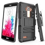 LG G4 Case,TILL [Knight Armor] Heavy Duty Full-body Rugged Holster Resilient Armor Case [Belt Swivel Clip][Kickstand] Combo Cover Shell For LG G4 (5.5