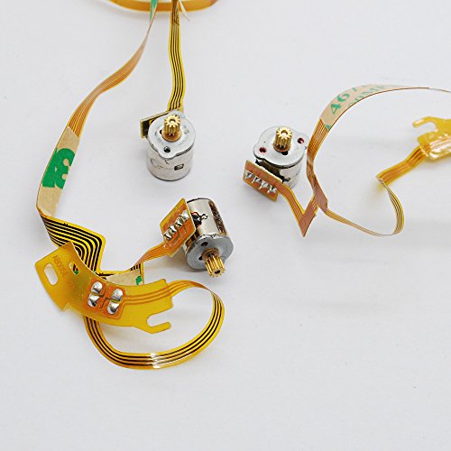 5 Pcs 2 Phase 4 Wire Micro Stepper Motor with Cable 3-5v Dc Dia 8mm Mini Stepper Motor Micro Stepping Motor for Digital Products Camera - Thumbnail 3