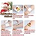 144 PCS Assorted Christmas Temporary Tattoos, Waterproof Body Face Stickers Birthday Stocking Stuffed Xmas Gifts Party Favors for Adults Kids, 72 Patterns