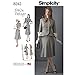 Simplicity 8242 Women's 1940's Vintage Fashion Dress Sewing Pattern, Sizes 10-18