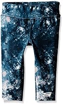 Skechers Big Girls' Sport Active Capri Legging, Black Space, Large