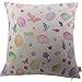 HOSL FHJ05 Happy Easter Series Throw Pillow Case Decorative Cushion Cover Pillowcase Square 18