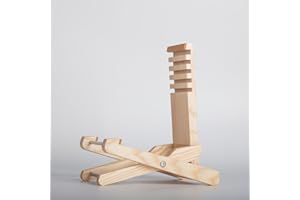 AMPOWSURE SPIKE Guitar Stand Multifunctional Footstool Guitar Accessories Solid Wood Manufacturing Foldable Design Suitable for Acoustic Stand Ukulele bass