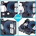 Anycolor 2 Pack Compatible DYMO D1 Label Tape 45013 S0720530 Black on White Tape for DYMO LabelManager 160 280 420P PnP 220P 360D 450 210D (1/2