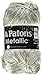 Patons Metallic Yarn, 3oz, Gauge 4 Medium Platinum - For Crochet, Knitting & Crafting