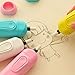 Ioffersuper Electric Eraser Automatic School Supplies Stationery Child Day Gift Blue