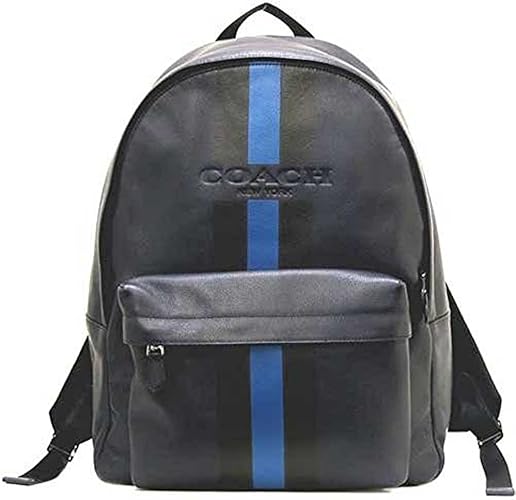 Amazon コーチ バッグ メンズ リュック Coach アウトレット レザーチャールズ ヴァーシティ ストライプ バックパック メンズ リュック F Dwf 並行輸入品 Coach コーチ メンズ