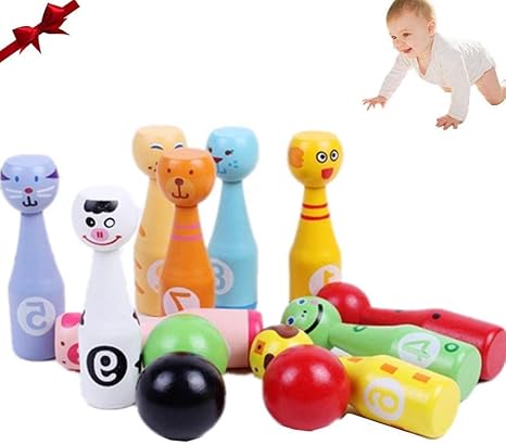 wooden skittles baby