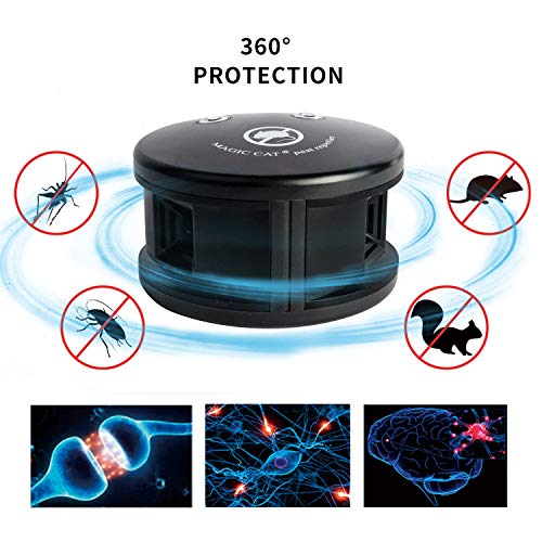 MAGIC CAT Rodent Repellent Ultrasonic 3in1 Pest Repeller Mouse