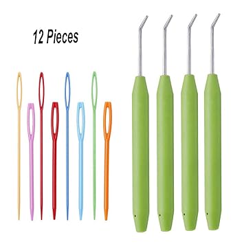 4 Sets Knitting Loom Hooks Crochet Hook Set With 8 Pieces Needles For Knifty Knitter 4 Sets Knitting Loom Hooks Crochet Hook Set With 8 Pieces Needles For Knifty Knitter