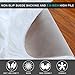 YJ.GWL Soft Faux Sheepskin Fur Fluffy Area Rug for Bedroom Living Room Floor Bedside Shaggy Runner Rugs 2 x 6 Feet White