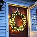Mr. Light 36 Inch Wreath, 70 Dual Color LED's (Switchable Between Warm White and Multicolor), Berries, Pine Cones, 240 Tips, Indoor/ Outdoor Battery Box with 6hr/ 24 hr Electronic Timer.