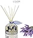 LOVSPA Reed Diffuser Set, DE-Stress Lavender Eucalyptus Scented Oil Diffuser with Sticks, Home Fragrance Accessories for Bathroom Shelf Decor, Aroma Diffusers for Home or Office Desk, USA Made