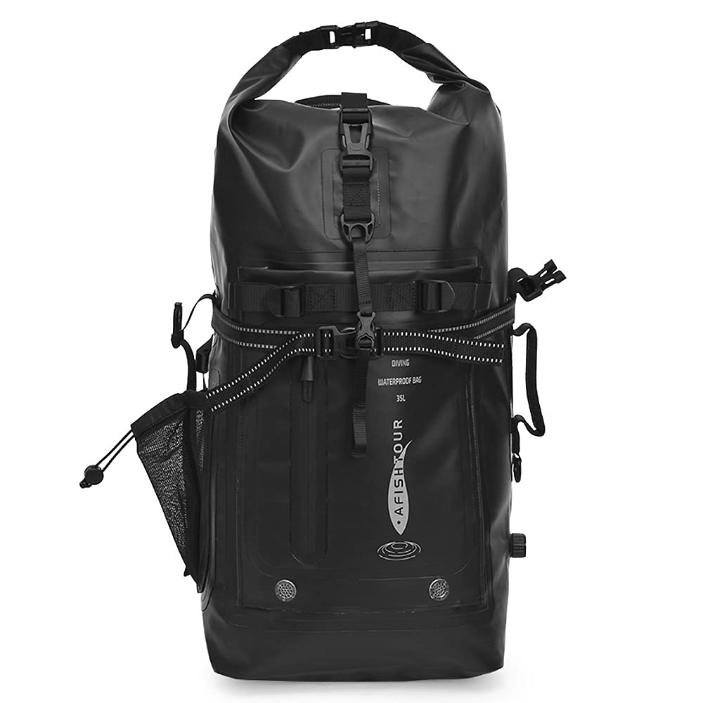 35L Waterproof Backpack Dry Bag Motorcycle Luggage Bag for Kayaking