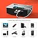 Projector, RAGU Upgraded HD Video Projector 4000L Outdoor Movie Projector,1080P Supported, 60,000 Hours Led, Compatible with Fire TV Stick, HDMI, VGA, USB, TF, iPhone, iPadthumb 4