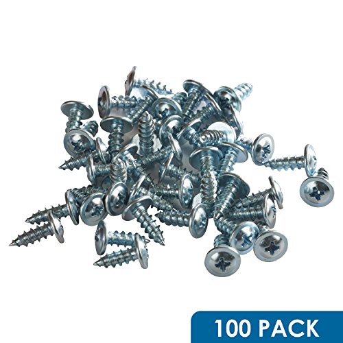 UPC 600346737655, 100 Pack Rok Hardware #8 x 1/2&quot; Standard Thread Truss Head Screws Wood Work MDF Zinc