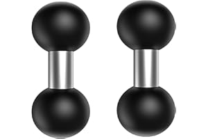 Double 1-Inch Ball Adapter Adapter for Ram Mounts/BRCOVAN/iMESTOU Mounts(R11-2sets)