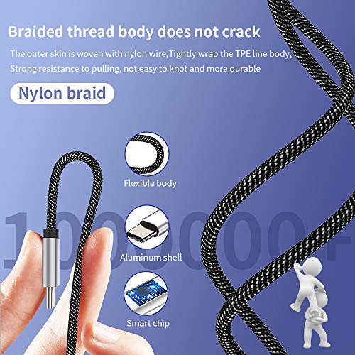 MOSWAG 2in1 USB C to USB B Printer Cable 5Feet/1.5M with USB Printer