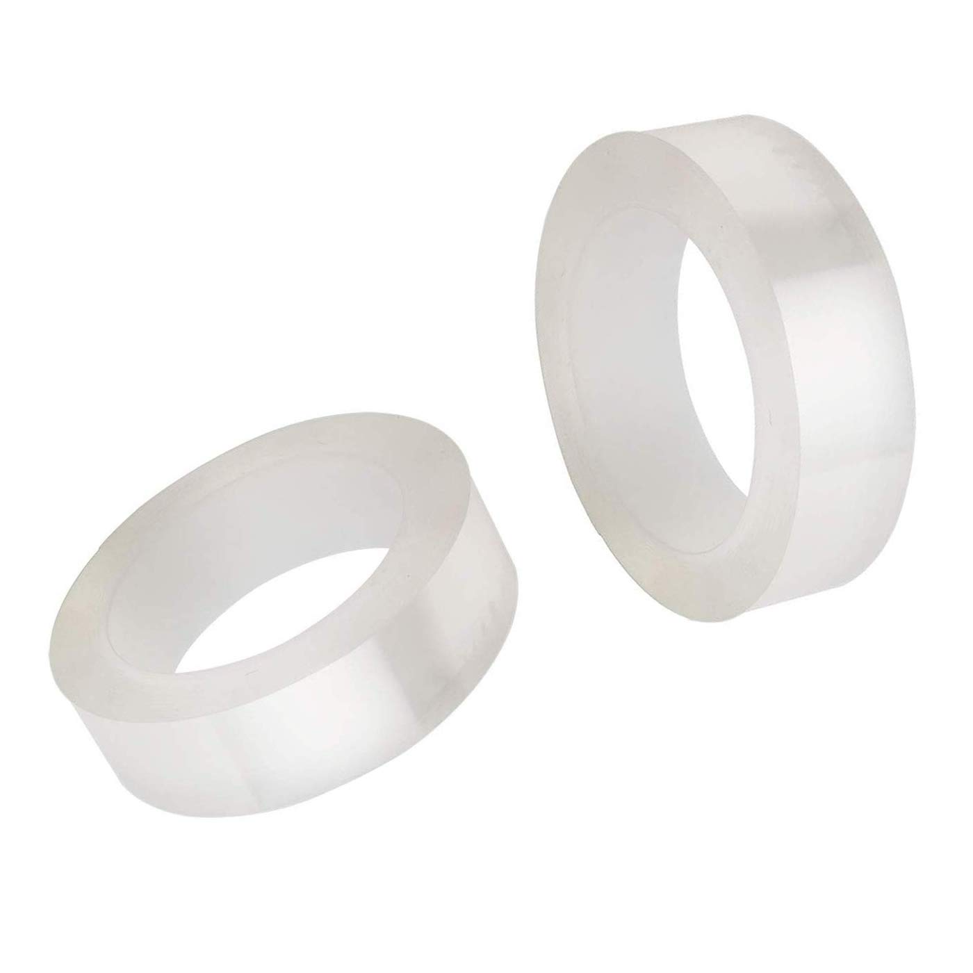 TUKA [20m x 30mm] Caulk Tape Self Adhesive, Acrylic Mildewproof Waterproof Sealing Stripe, Self-Adhesive Tub Wall Floor Kitchen Toilet Bathroom Caulking Sealant Tool, 2x10m, Transparent, TKD5040-2x