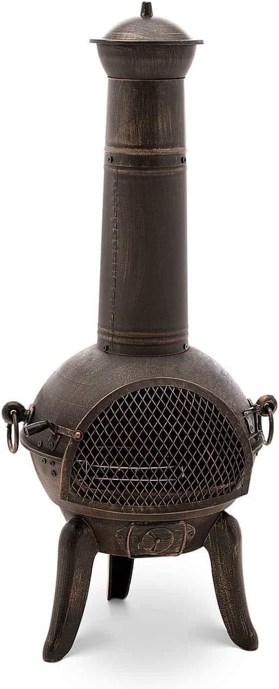 Uniprodo Patio Stove 113 cm Cast Iron Outdoor Garden Oven Fireplace
