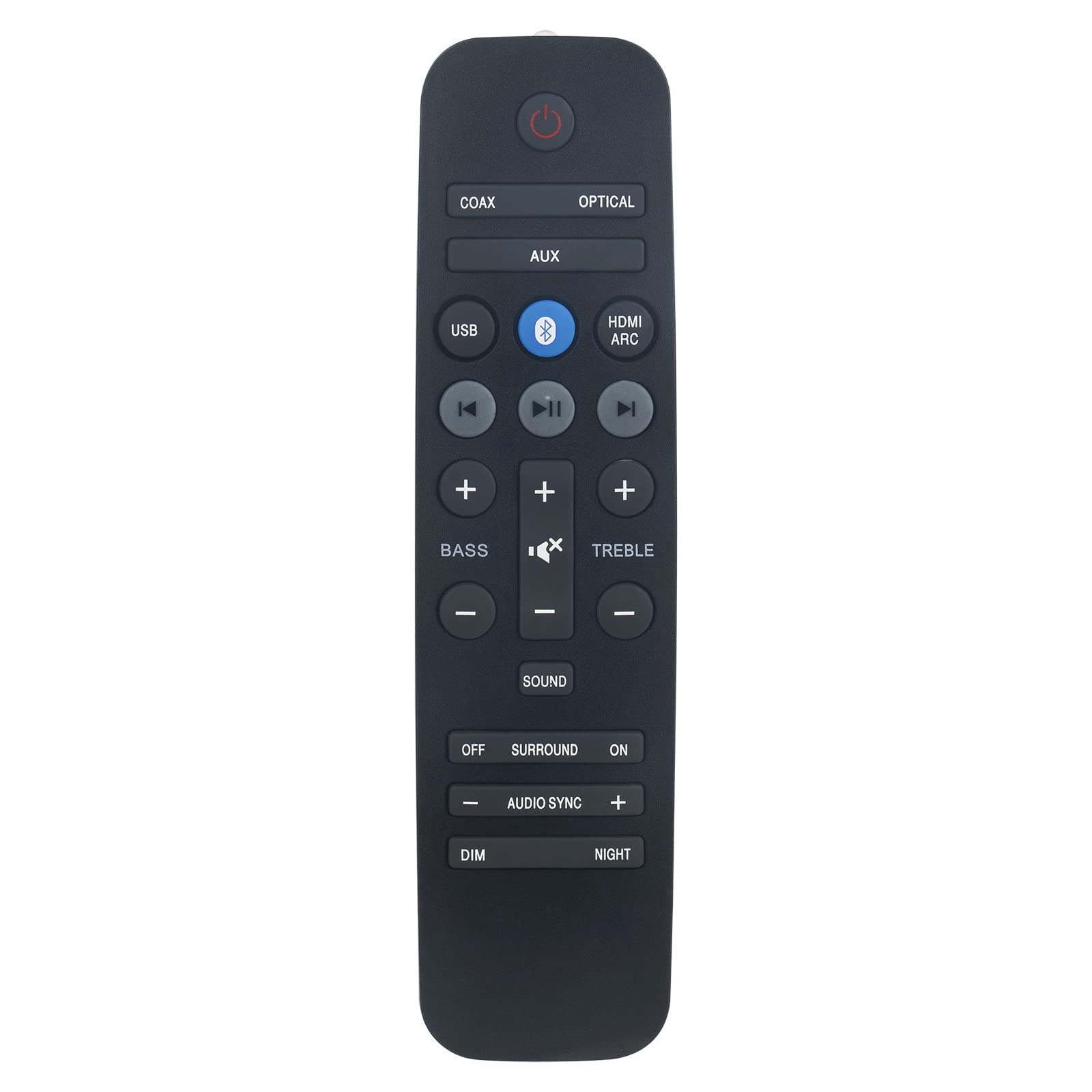AULCMEET Replaced Remote Control Work for PHILIPS Soundbar HTL3140 HTL3140B/12 A1037-26BA-004 HTL3160 CSS5235Y/93 CSS5235Y HTL3160B HTL3160S HTL3140B HTL3140B/F7 HTL2163B/F7 HTL3110B HTL3110