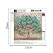 5D Diamond Painting Kit Full Drill,Lavany 5D DIY Diamond Paint By Number Kits Embroidery Rhinestone Pasted Wall Decor,Stamped Cross Stitch Kits,Butterfly Tree (A)