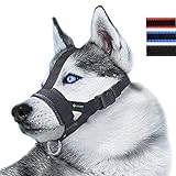 Head Strap Dog Muzzle Prevent from Taking Off by