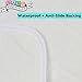Bamboo Changing Pad Liners - 3 Pack - Anti Slip and Machine Washable - Super Soft Baby Wash Cloth Included